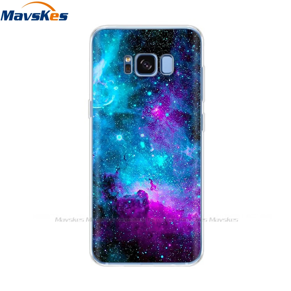 Soft TPU Case for Samsung Galaxy S8 Cute Flower Cat Phone Cover 360 Full Protective Coque for SamsungS8 GalaxyS8 Plus S8+ Funda