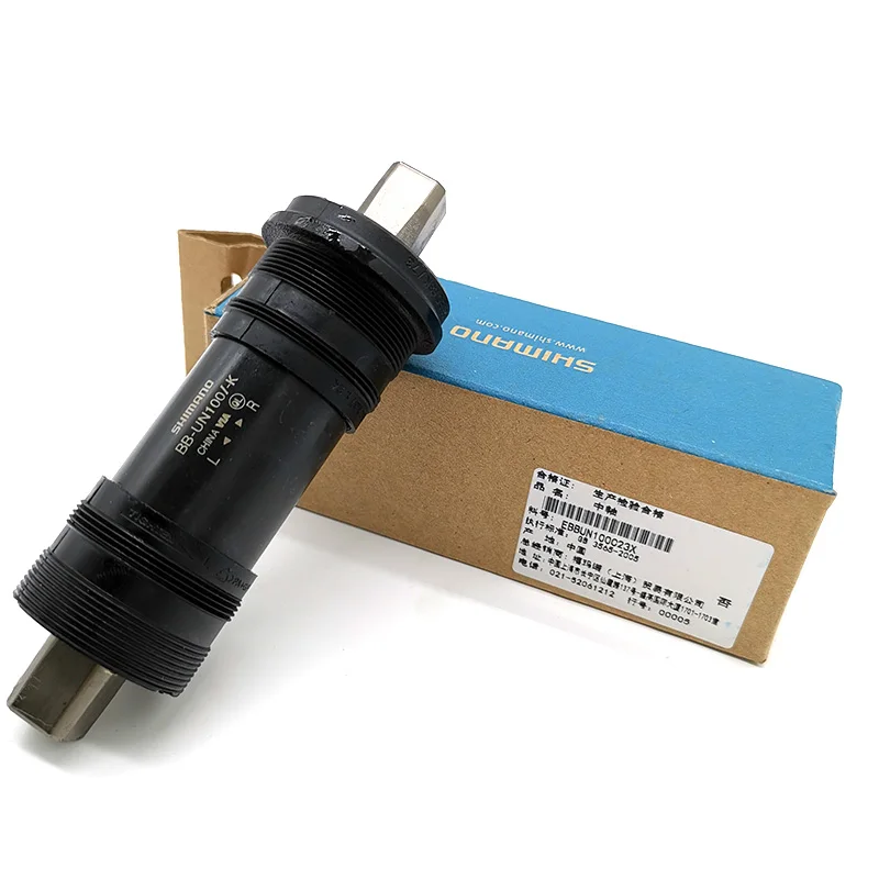 Shimano BB-UN100 ширина корпуса 73 мм Нижний Кронштейн BC1.37 Длина оси 122 5 | Спорт и