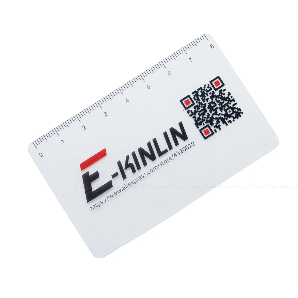 ruler plastic open mobile phone lcd screen disassembly teardown repair pry opening tool scraper measuring business tools card free global shipping