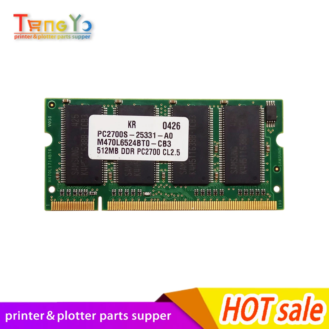 CH336-60001 CH336-80001 GL/2 memory 512MB for Formatter Accessory Card logic board RAM for HP Designjet 510 510ps 24 42