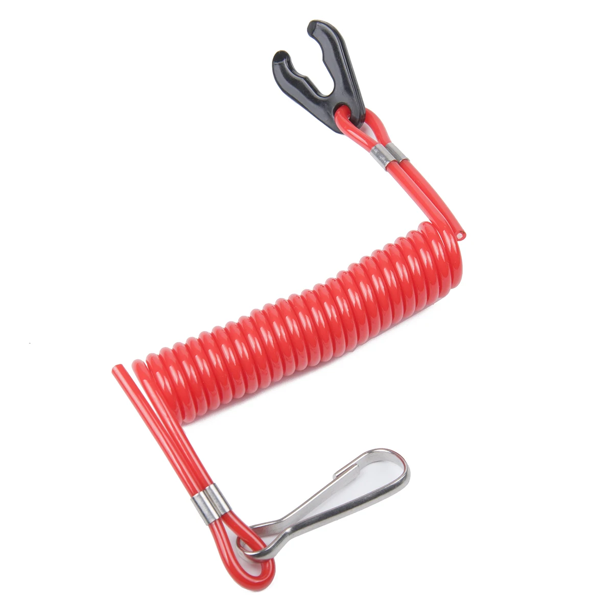 

4x Boat Outboard Engine Motor Kill Stop Switch Safety Tether Lanyard for Yamaha