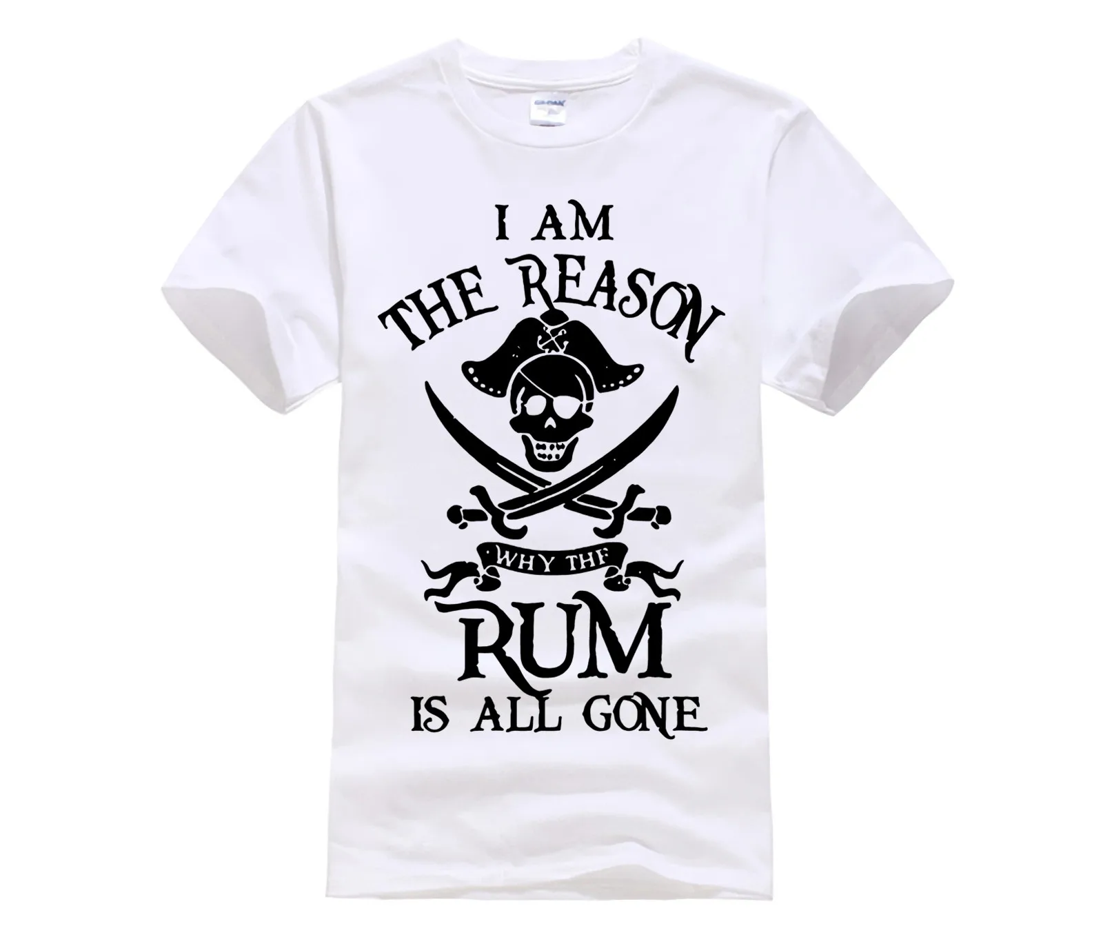 Пираты Карибского моря I m The Reason Rum Is All Gone футболки с капюшоном|Мужские футболки| |