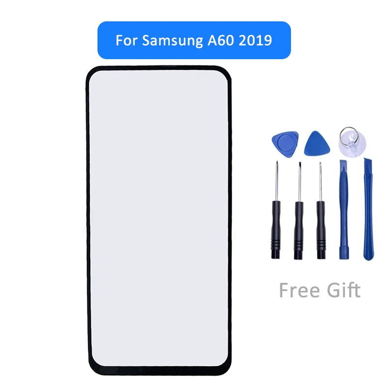 

Phone Touch Screen For Samsung A60 2019 LCD Screen Front Glass Lens Repair Parts Touch screen Outer glass Panel Replacement