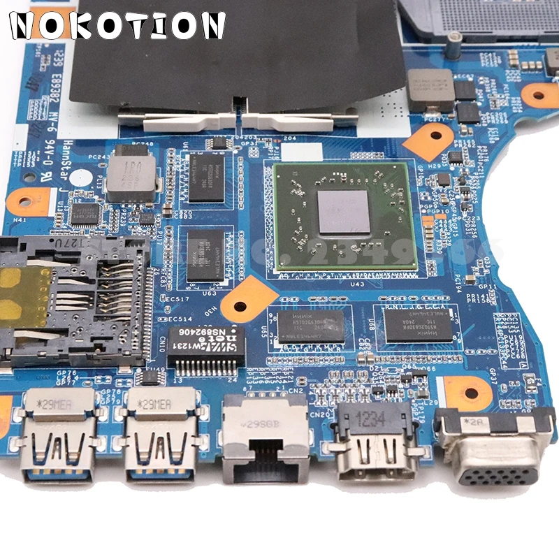 NOKOTION A1898130A 1P-0127500-8010 MBX-276 для SONY Vaio SVE14 SVE14A E14135YCW Материнская плата ноутбука HM76 DDR3 HD 7600 м GPU