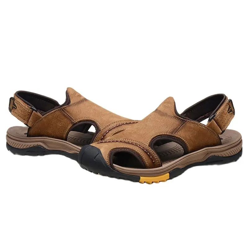 Босоножки Camel Active мужские из натуральной кожи мягкие сандалии дышащая легкая