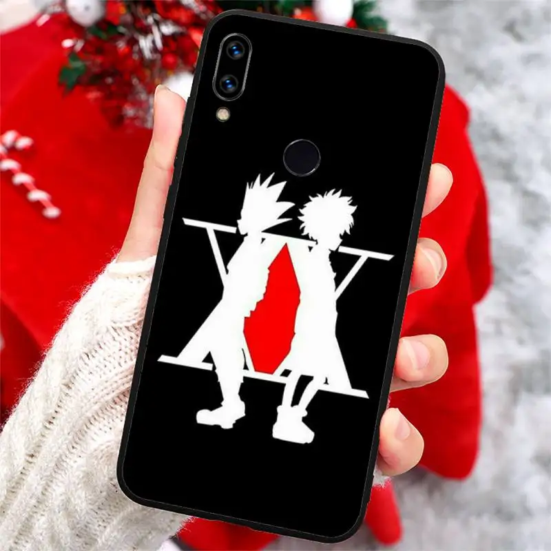 

Hunter X japanese anime manga luxury Phone mobile Case funda For Xiaomi Redmi note 7 8 9 t k30 max3 9 s 10 pro lite