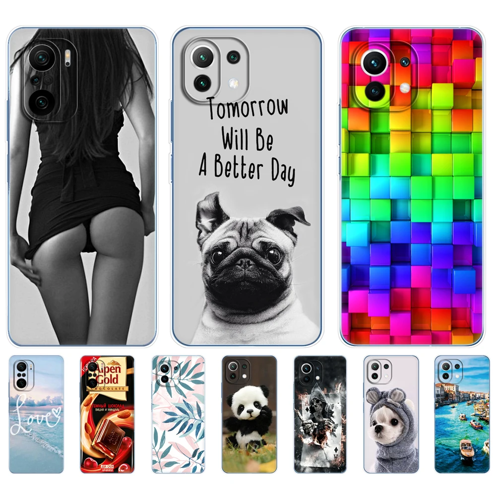 For xiaomi Mi 11 / Mi 11 Lite 5G NE 4G / Mi 11i / Mi 11 Ultra Case Back Phone Cover For Xiomi Mi11Lite Protective Coque Bumper