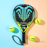 2021 kawasaki padel tennis carbon fiber soft eva face tennis paddle racquet racket with padle bag cover with free gift x700