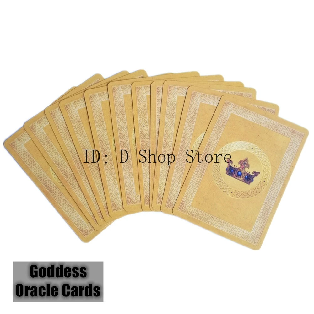 Последняя модель продажи Goddess Oracle Cards 44 шт. английская карточная настольная игра