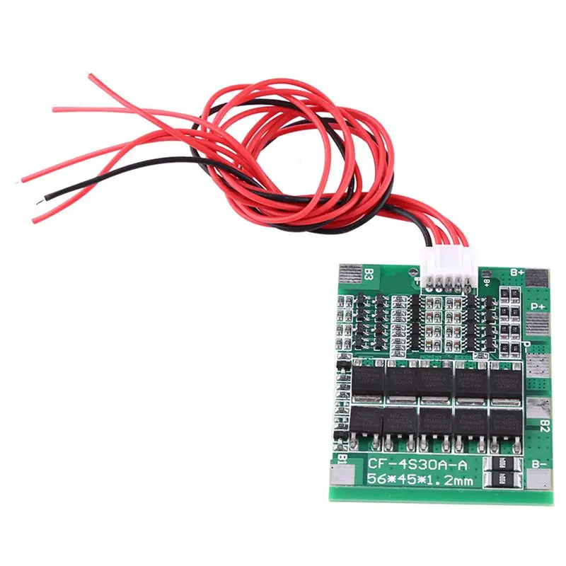 4S 30A литий ионная литиевая батарея 18650 BMS PCB Защитная балансировочная плата 14 8
