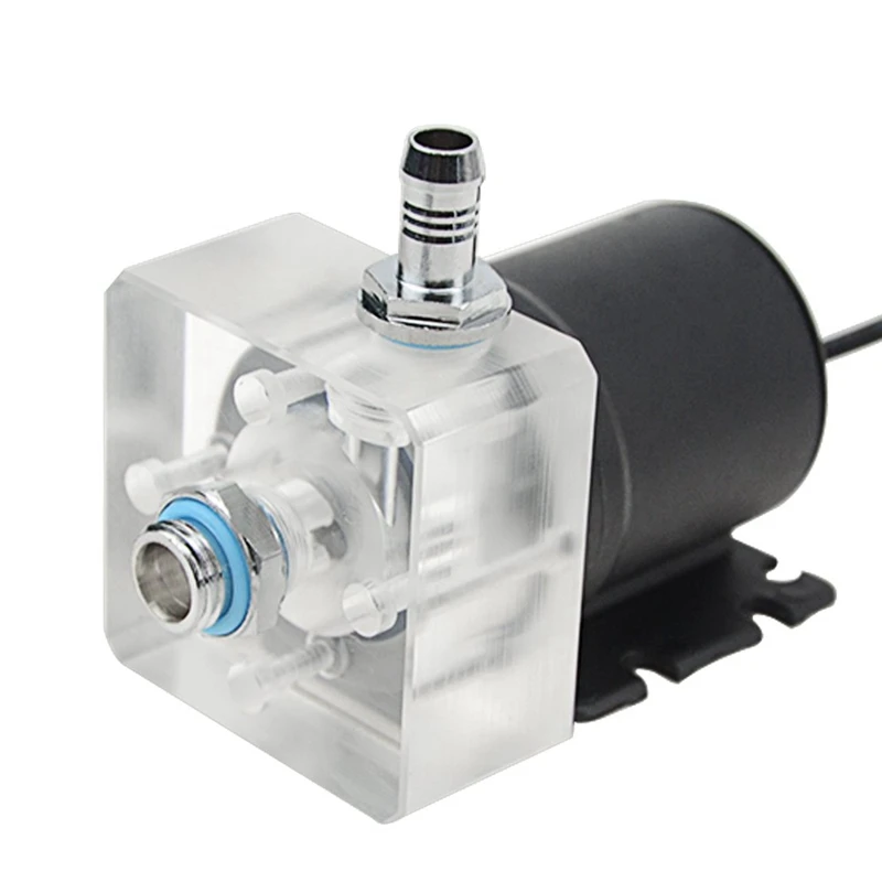 

600L/H 19W Dc12V Cpu Cooling Heat Exchanger Water Pump Tank 255 Ml Co2 Cooler