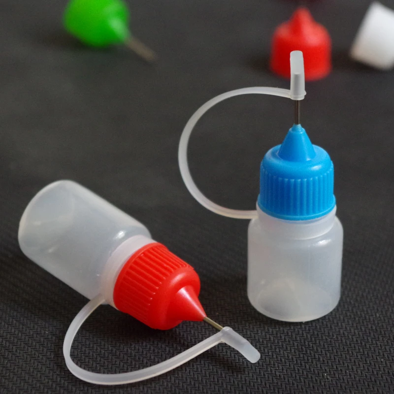 

HOT Sale 500pcs/Lot PE 5ml Empty E-liquid Bottle Needle Dropper Bottle for Ego Electronic Cigarette E-cig liquid Plastic Bottle