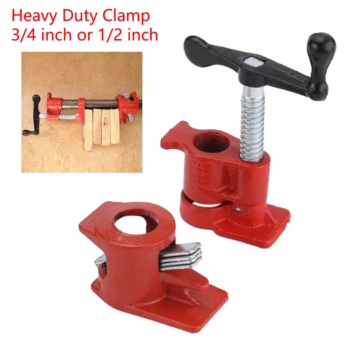 3/4 1/2 дюймов чугунный тяжелый склеивания древесины трубы хомут комплект