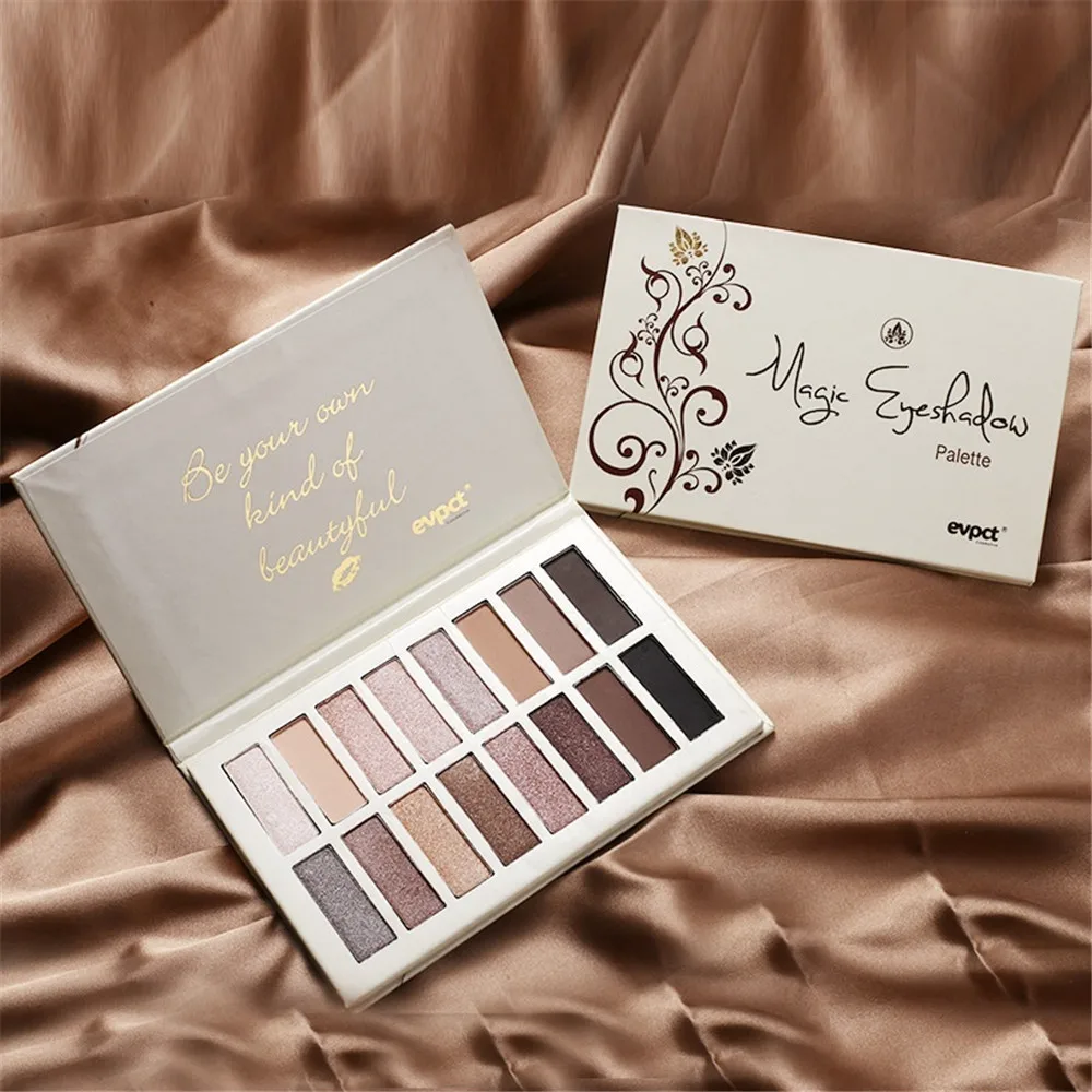 Beauty Glazed Eye of the Storm мягкие тени для век 16 цветов пигментированные матовые блестящие