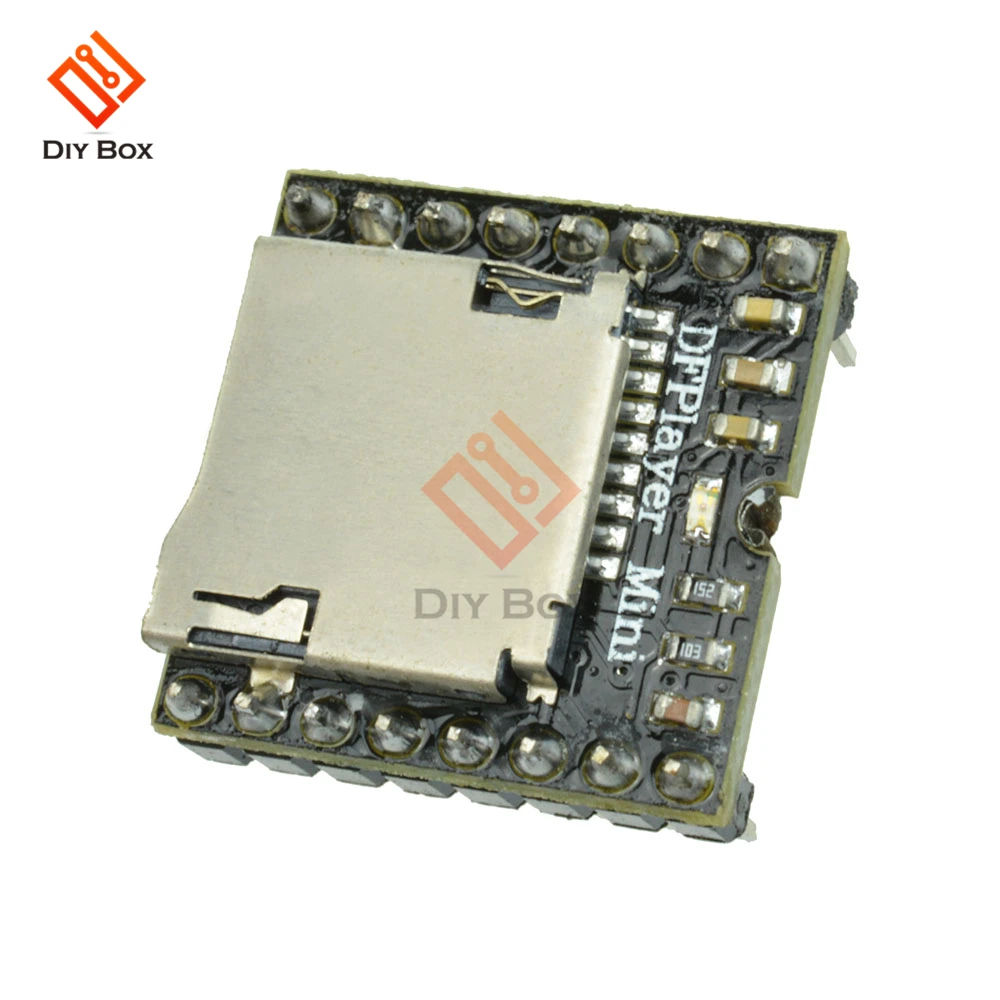 Плата декодирования голоса DFPlayer для Arduino мини модуль MP3-плеера TF-карта U-диск