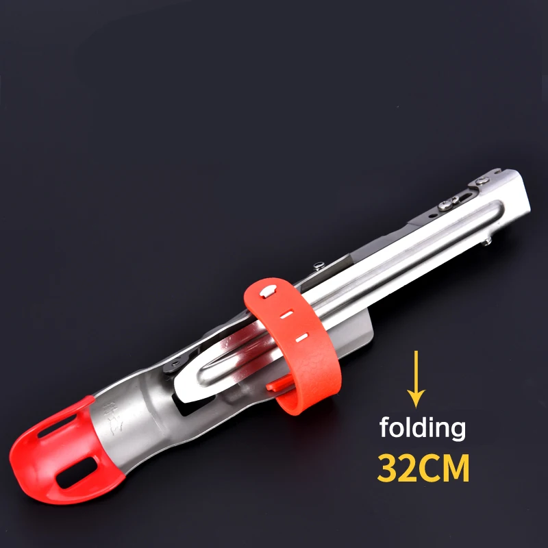 Новинка складной автоматический двойной пружинный угловой рыболовный полюс