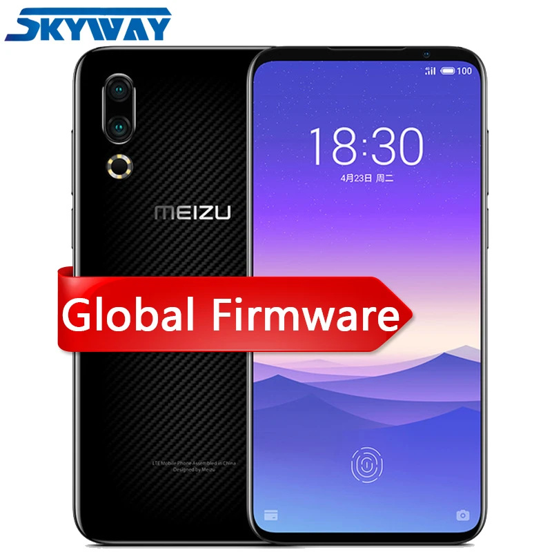 Оригинальное глобальное прошивка Meizu 16s 4G LTE 6 ГБ 128 Snapdragon 855 Восьмиядерный 2 дюйма