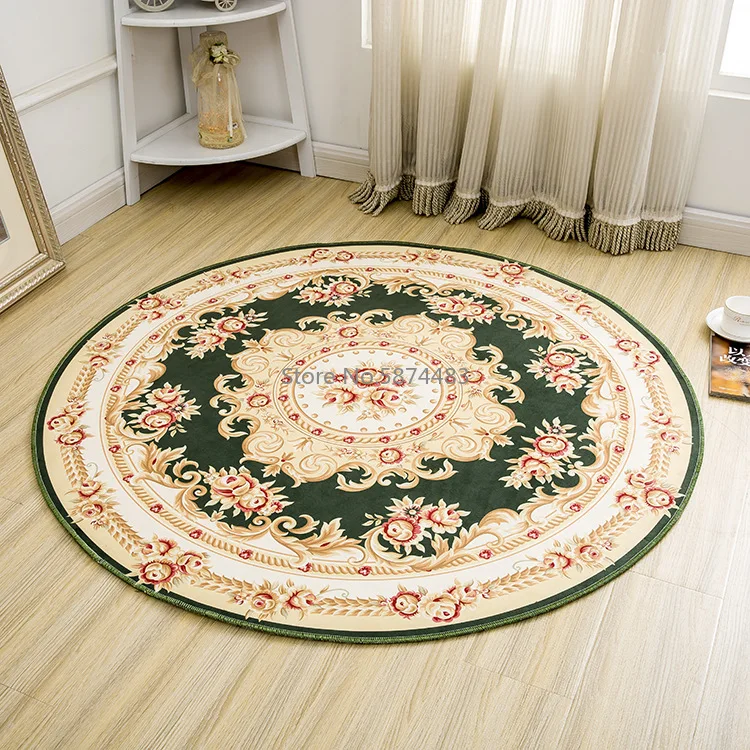 Современная печатная круглая подушка для ковра журнальный столик спальни