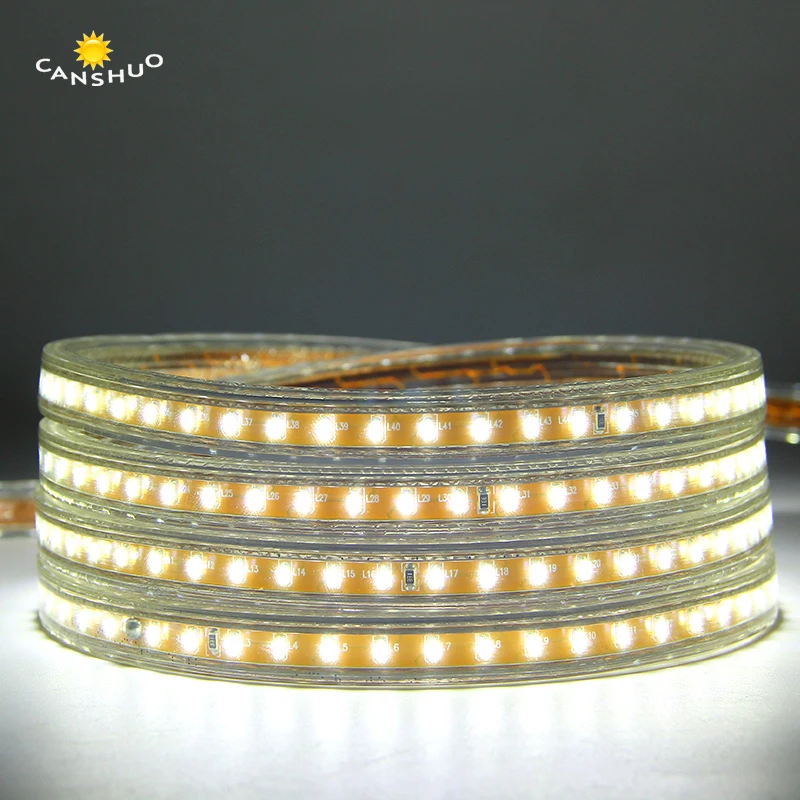 СВЕТОДИОДНАЯ лента SMD 3014 120 В переменного тока светодиодов/м IP67 водонепроницаемая
