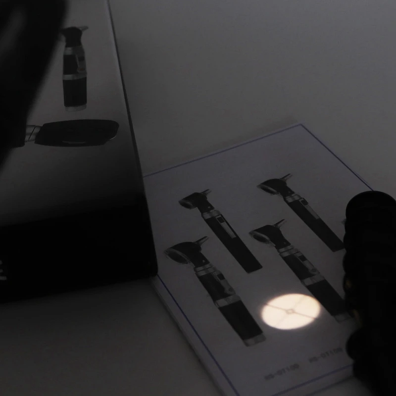 Профессиональный ENT диагностический комплект Портативный эндоскоп офтальмоскоп