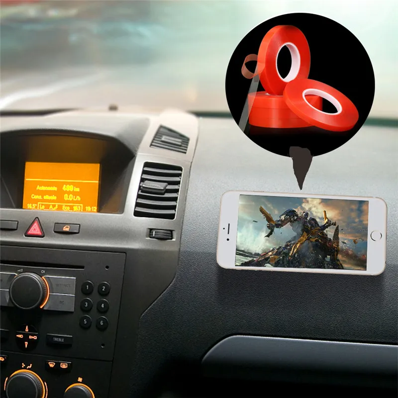 Двухсторонняя лента длиной 3 м прочная прозрачная клейкая из акриловой пены