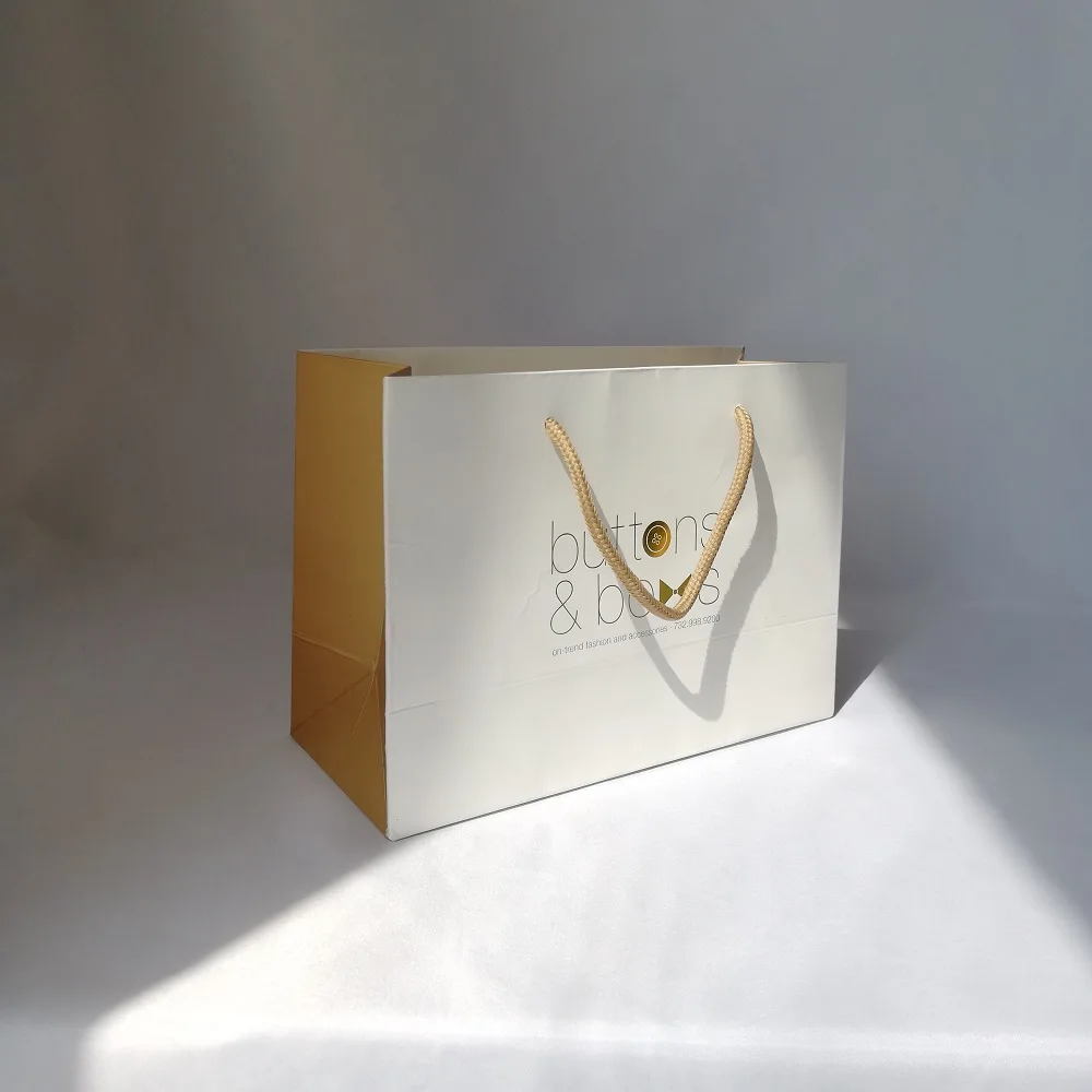 Оптовые продажи 1000 шт./лот высококачественные бумажные пакеты для