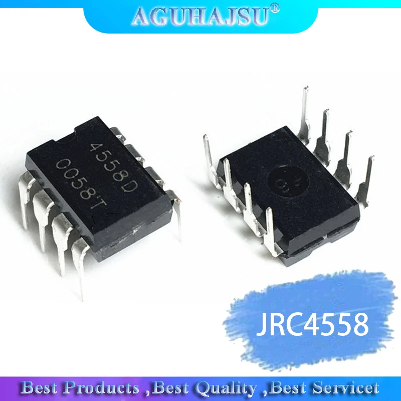 Оригинальные интегральные схемы JRC4558 4558 4558D JRC4558D DIP 8 20 шт.|op amp|op amp |