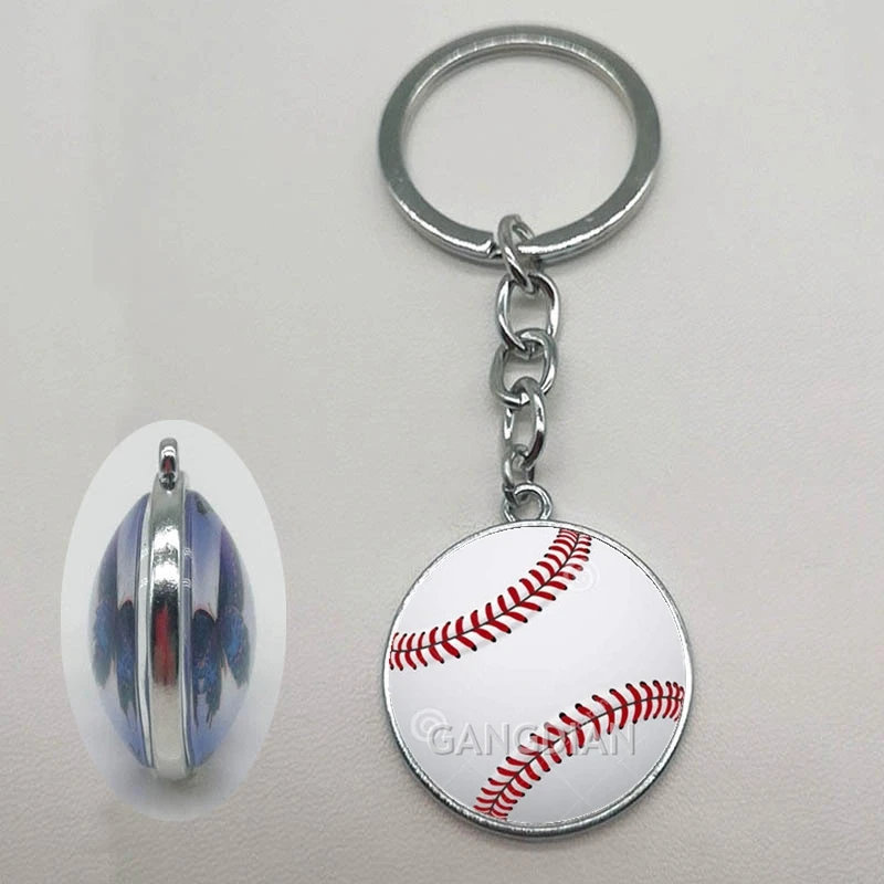 Волейбольная футбольная Спортивная стеклянная Двусторонняя брелок для мужчин и