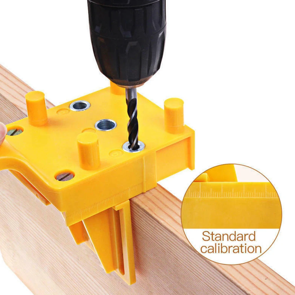 15pcs Drill Guide Kit 6/8/10mm Dowel Bit Set Jig Woodworking Oblique Hole Locator Bits Pocket DIY Carpentry Tools | Инструменты