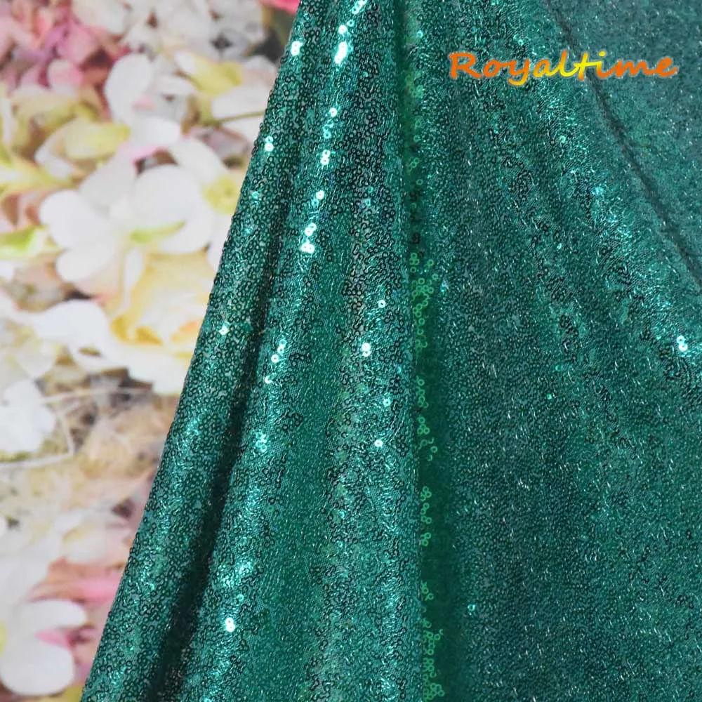 Christmas Green Королевское время-розовое золото/темно-синий/красный/розовый/черный 4 фута(125 см) Ширина блесток ткань материал полярда для платья/Туфли/Свадебные/вечерние - Цвет: Christmas Green