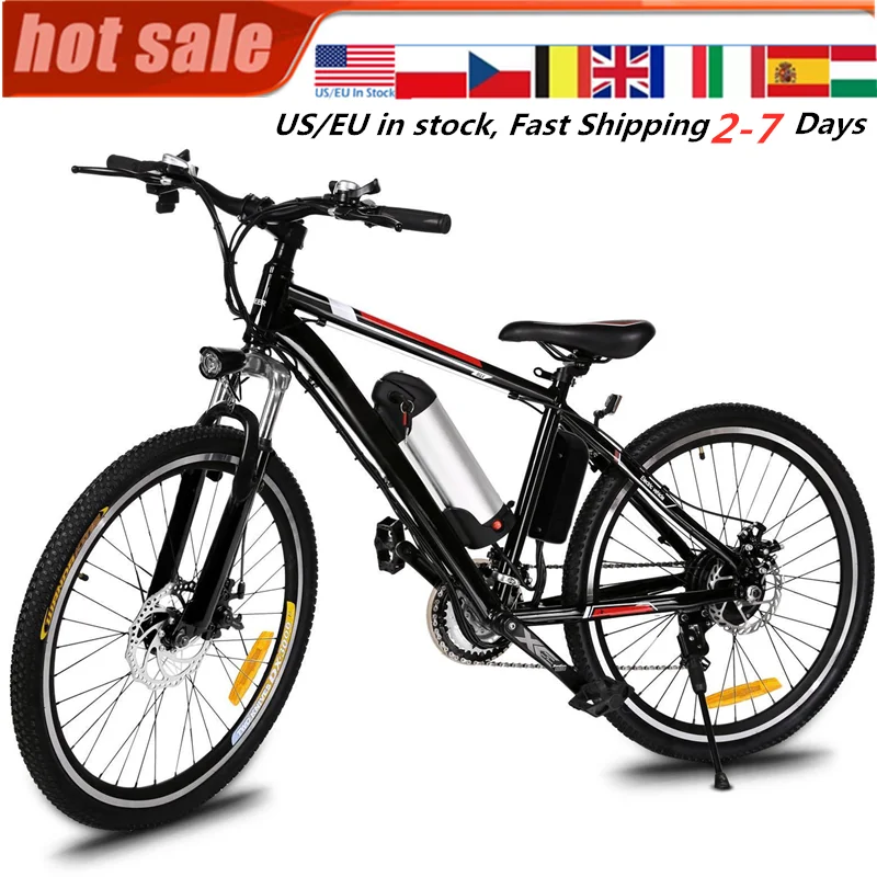 

Powerful Electric Bike 26 Inch 250W EBike 21 Speed Electric Mountain Bicycle Electric Car City Road Bicicleta Folding Cycling