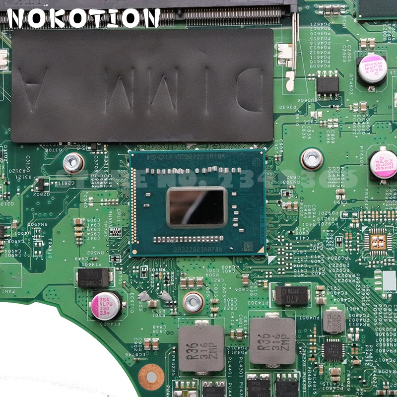 NOKOTION материнская плата для ноутбука Dell Inspiron 3421 5421 1017U CPU DDR3 | Компьютеры и офис