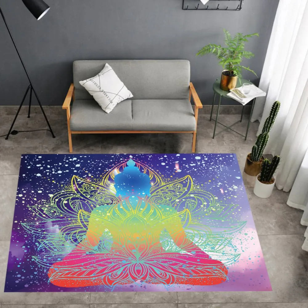 3D-печать буддийский индийский коврик пол рандомные коврики впитывающие воду