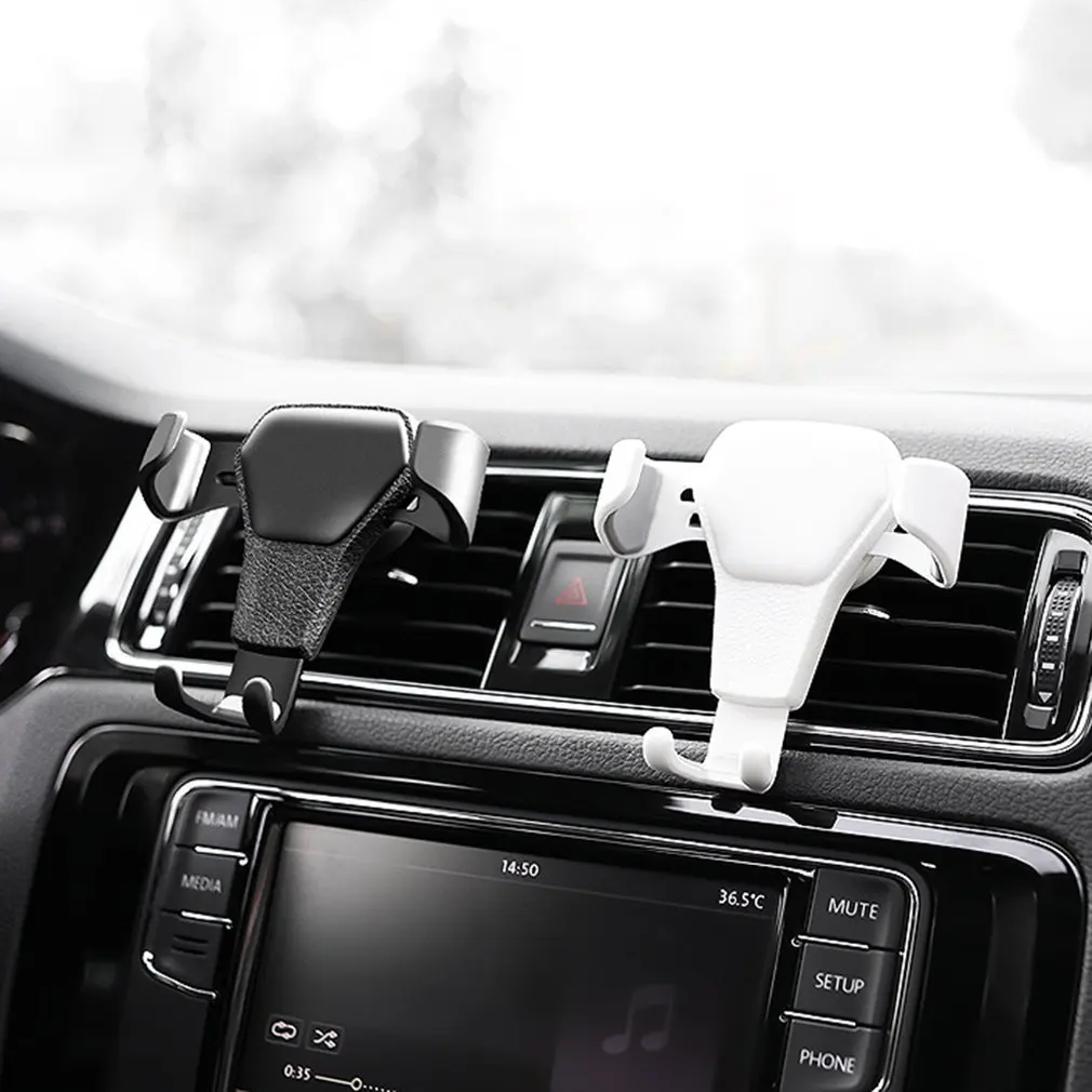 

Universal Gravity Car Holder For Phone In Car Air Vent Clip Mount No Magnetic Mobile Phone Holder Cell Stand