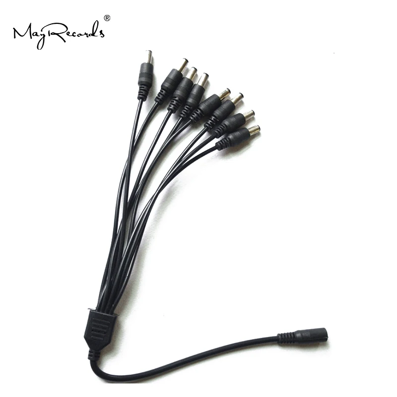 Бесплатная доставка 8 канальный разветвитель Удлинительный кабель питания