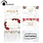 Виниловый фон Allenjoy с мраморным рисунком для свадебной фотосъемки в день рождения ребенка
