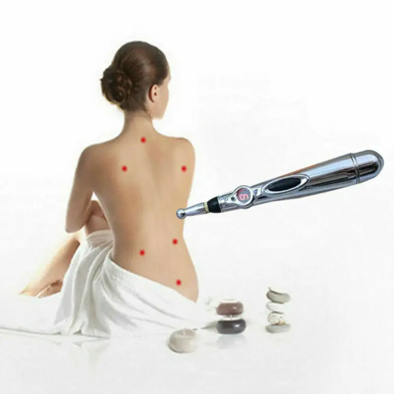 New Electronic Acupuncture Meridian Body Massager Energy Pen Pain Relief Therapy Relaxation Health Care |
