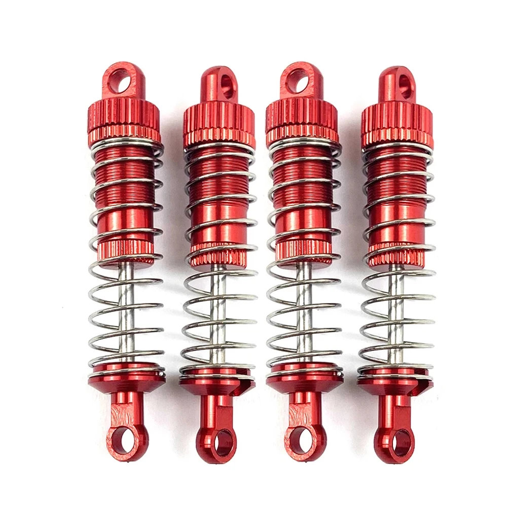 

4pcs Upgrade Metal Hydraulic Shock Absorber For MN D90 99S WPL C14 C24 RC Car