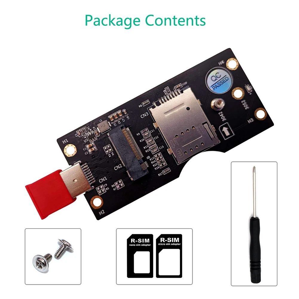 NGFF M.2 Key B to USB 3.0 Adapter Expansion Card with SIM 8pin Slot for WWAN/LTE 3G/4G/5G Module Support 3042/3052 SSD | Компьютеры и