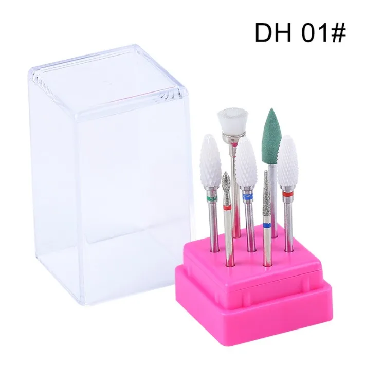 Горячая продажа 7 шт. алмазные сверла для ногтей Электрический Маникюрный машины