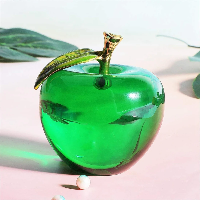 Хрустальное яблоко пресс-папье красивые поделки искусство и Коллекция