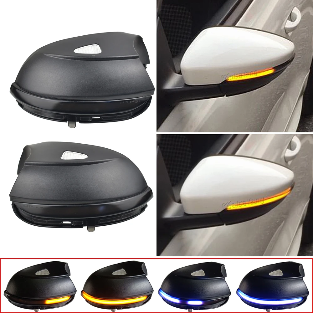 

For VW 10-18 CC Passat B7 Scirocco MK3 Dynamic Mirror Indicator Blinker Side LED Turn Signal Light Sequential EOS 12-18 Beetle