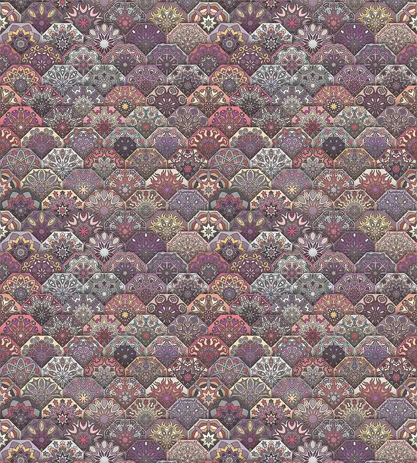 Марокканский пододеяльник набор красочных Винтаж с цветочным принтом мандалой