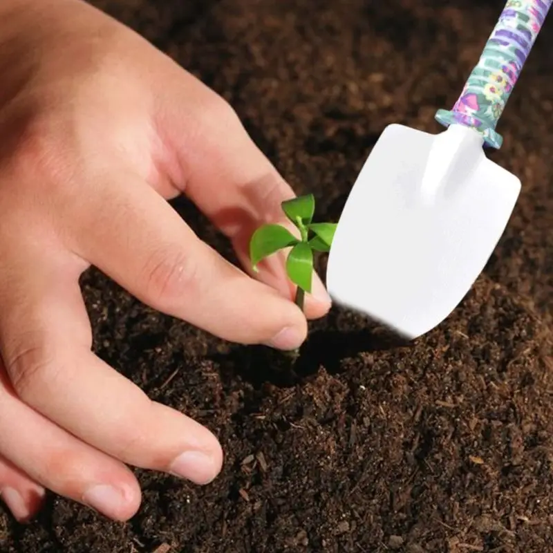 

5 Pcs Mini Hand Transplant Garden Spray Bottle Shovel Rake with Non-slip Ergonomic Handle Gardening Kit Digging Trowel