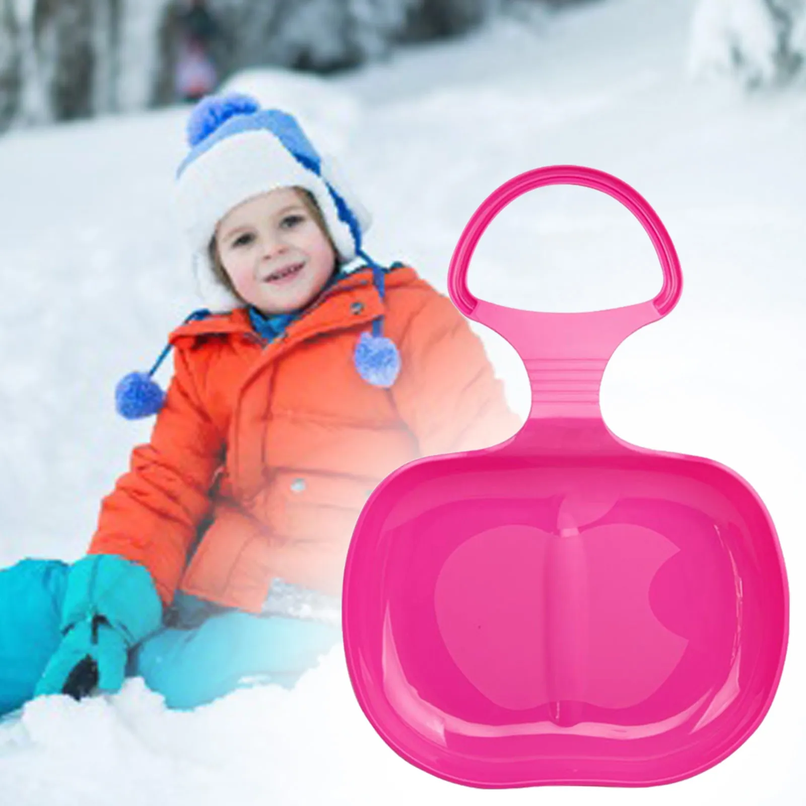 Забавные спортивные снежные сани фото-фон на заказ с Лыжная доска уличная зимняя