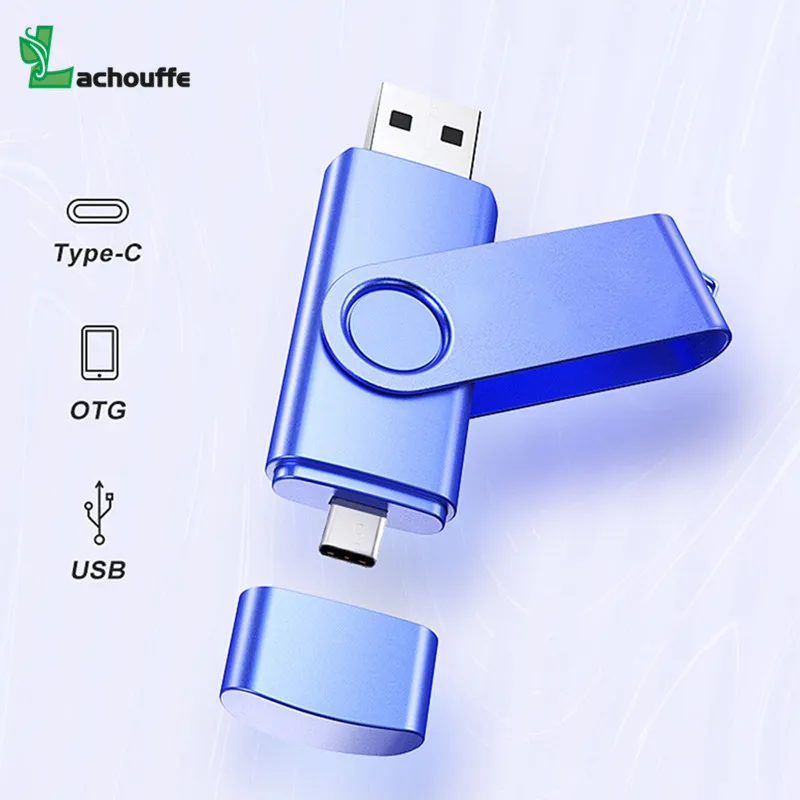 Флеш накопитель 2 в 1 OTG Type C 32 ГБ 64 128 для смартфонов Andriod USB флеш телефонов C|USB