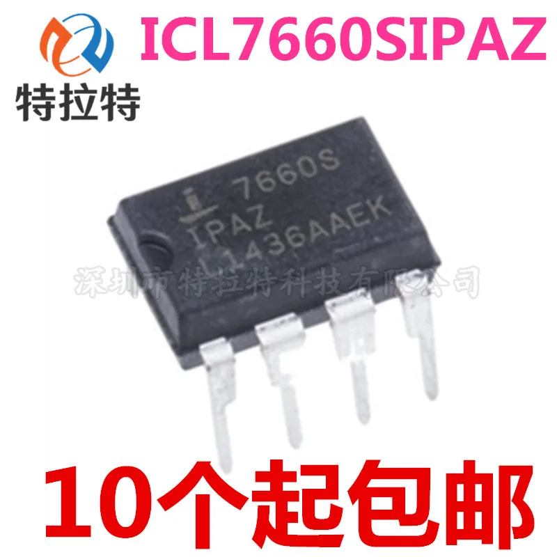 Преобразователь постоянного тока 10шт./лот icl7660siпас Icl7660sipa 7660 siпас Dip 8