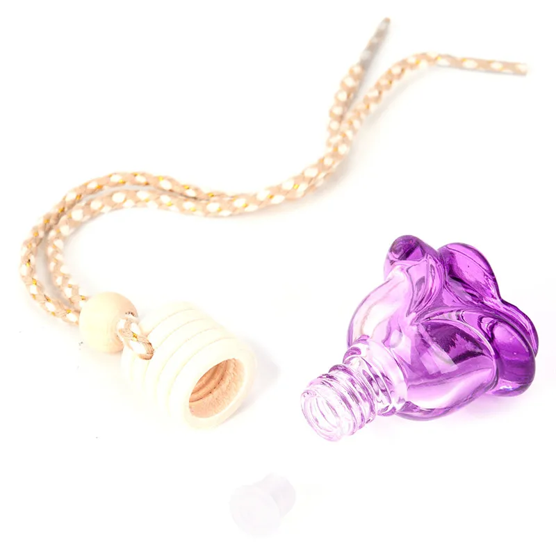 1 шт. автомобиля флакон духов эфирное Масла висит Стекло бутылки