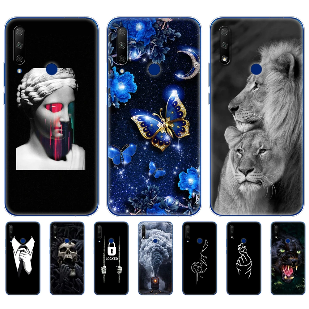 for honor 9x global case honor 9x premium case silicon tpu soft back cover phone case for huawei honor 9x premium stk lx1 bumper free global shipping