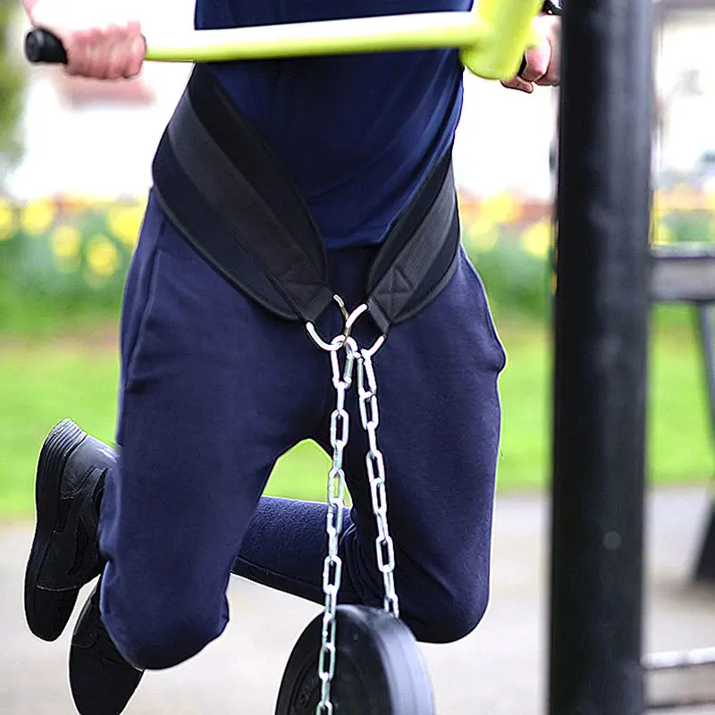 Пояс для тяжелой атлетики с цепочкой неопреновый пояс погружения в тренажерный